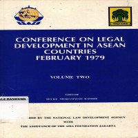 Conference On legal Development In Asean Countries February 1979